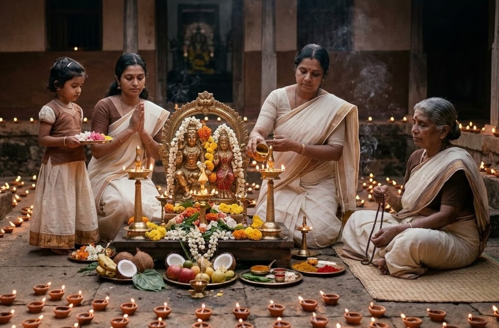 Karthika Deepam Pooja: A Festival of Lamps and Devotion to Shiva and Vishnu